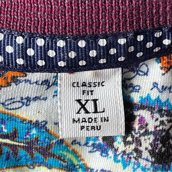 Robert Graham Men's Purple Red Lucifer Short Sleeve Knit Polo Shirt 35493 - Picture 13 of 15